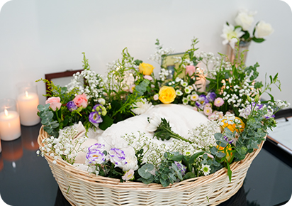 추모 예식 사진