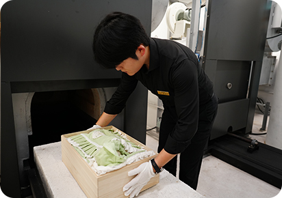 화장 및 분골 사진