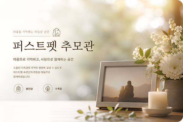 광주강아지장례, 광주고양이장례, 광주반려동물장례 전문 서비스를 제공하는 퍼스트펫 전문 장례지도사의 사진